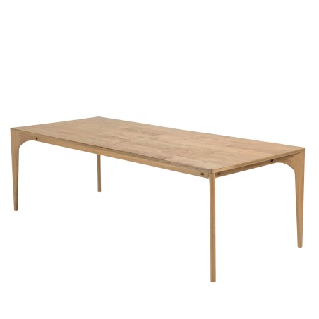 MAXENCE - Extendable Dining Table 240/292x100cm Recycled Teak