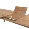 MAXENCE - Extendable Dining Table 240/292x100cm Recycled Teak