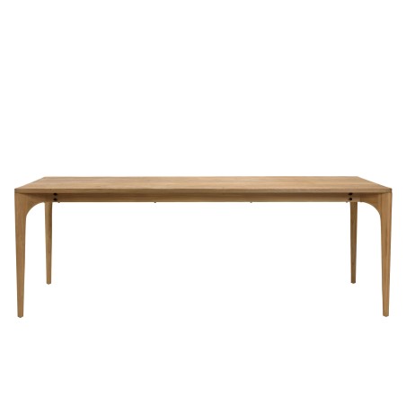 MAXENCE - Rectangular Dining Table 220x100cm Recycled Teak