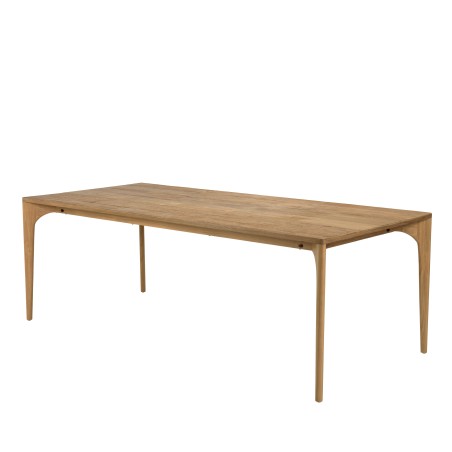 Table à manger MAXENCE en teck recyclé 220x100cm