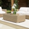 KALLY 5-Seater Garden Furniture Set - Taupe Synthetic Rattan