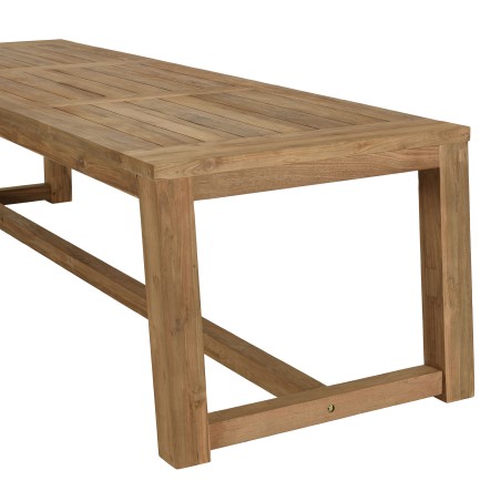Salon de jardin teck recyclé et teck 8/10 personnes - Lot n°5