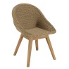 Ensemble Salon de jardin KALLY - Lot n°12 Teck recyclé Rotin synthétique