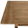 Ensemble table teck et chaises rotin - KALLY Lot n°19