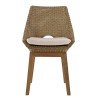 Ensemble table teck et chaises rotin - KALLY Lot n°19