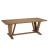 Ensemble table teck et chaises rotin - KALLY Lot n°19