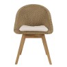 KALLY Set no. 23 Recycled Teak and Synthetic Rattan Garden Furniture Set for 6 People