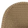 KALLY Set no. 23 Recycled Teak and Synthetic Rattan Garden Furniture Set for 6 People