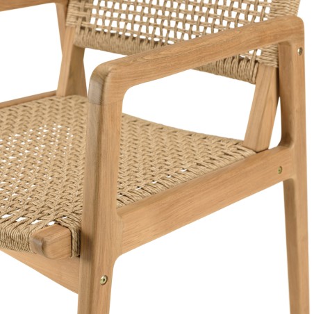 VALERIA - Set no. 5 Recycled Teak and Rattan Garden Furniture Set