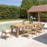 VALERIA - Set no. 6 Recycled Teak Garden Furniture Set