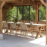 VALERIA - Set no. 10 Recycled Teak Garden Furniture Set | 8/10 People