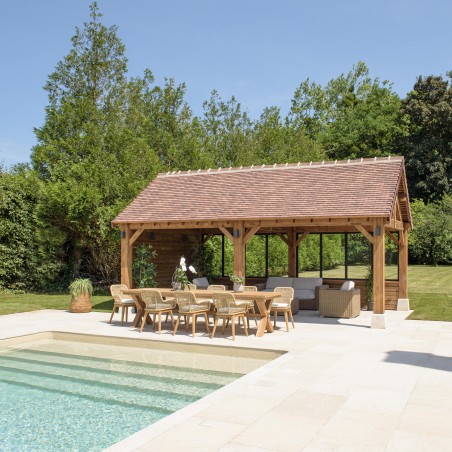 VALERIA - Set no. 11 Recycled Teak Garden Furniture Set | Outdoor Dining Set