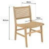 VALERIA Set no. 14 - Recycled Teak Garden Furniture Set for 6 People