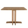 Salon de jardin teck recyclé rotin synthétique 4 pers. - Lot n°20