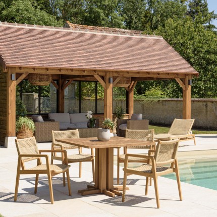 VALERIA - Set no. 21 Recycled Teak Garden Furniture Set