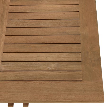 Salon de jardin VALERIA - Lot n°22 en teck recyclé et rotin synthétique