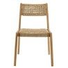 Lot n°26 VALERIA - Salon de jardin teck recyclé rotin synthétique