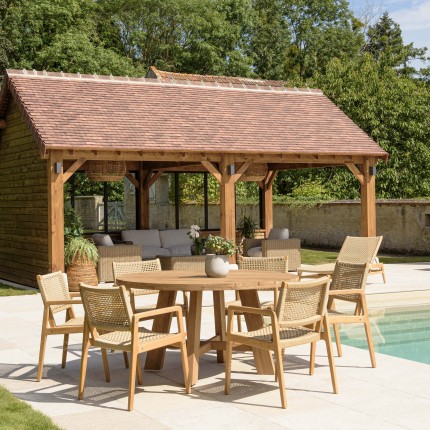 VALERIA Set no. 30 Garden Furniture Set for 6 People