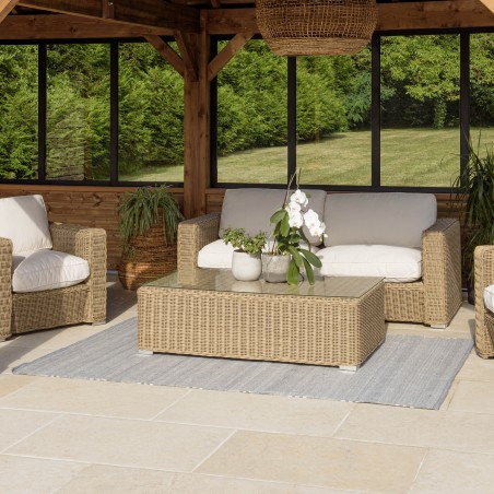Quentin Rectangular Outdoor Rug 200x290cm Grey/White