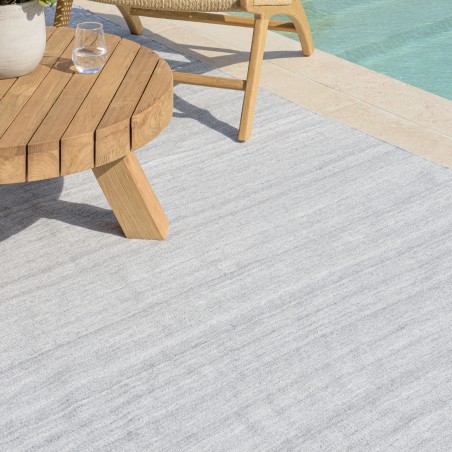 Quentin Rectangular Outdoor Rug 200x290cm - Mottled Grey