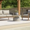 HECTOR Round Coffee Table 70x70cm - Concrete Effect