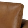 PIERRE 3-Seater Sofa in Caramel-Colored Leather