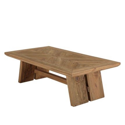 Table basse rectangulaire SANDY en pin recyclé