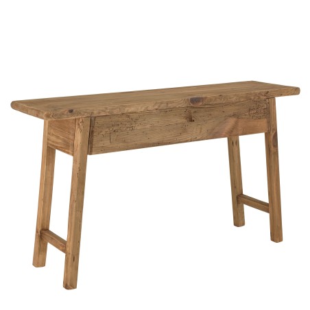 SANDY - Recycled Pine Console Table with 2 Drawers