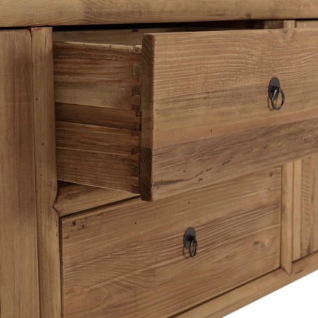 Meuble TV SANDY en pin recyclé 240cm
