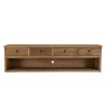 SANDY - TV Stand with 4 Drawers and 1 Niche, 200cm Recycled Pine Wood
