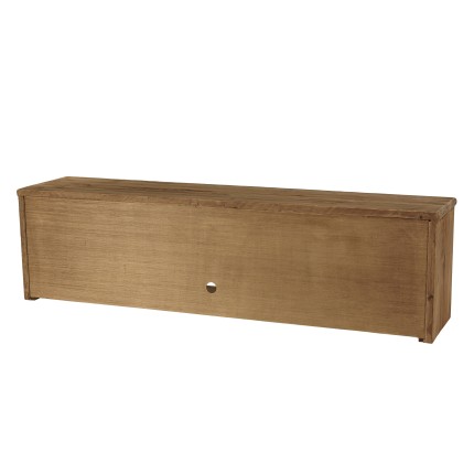 Meuble TV SANDY 4 tiroirs 1 niche 200cm bois pin recyclé