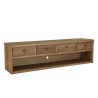 SANDY - TV Stand with 4 Drawers and 1 Niche, 200cm Recycled Pine Wood