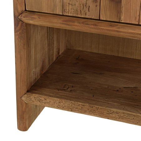 SANDY - Recycled Pine Wood Sideboard with 2 Doors and 1 Niche