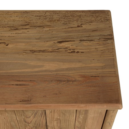 Buffet en pin recyclé SANDY - Meuble de rangement 4 portes