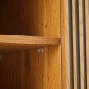 Meuble TV SCOTT 2 portes 2 niches
