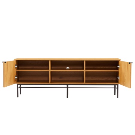 Meuble TV SCOTT 2 portes 2 niches