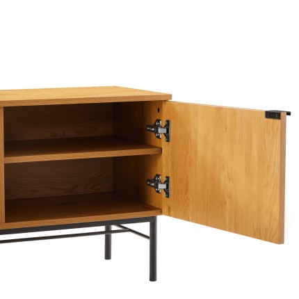 Meuble TV SCOTT 2 portes 2 niches