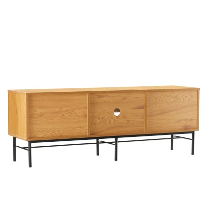 Meuble TV SCOTT 2 portes 2 niches