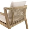 Lot de 2 fauteuils CELESTIN acacia/cordage synth. beige