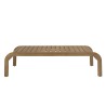Salon de jardin CELESTIN en acacia/cordage synthétique beige