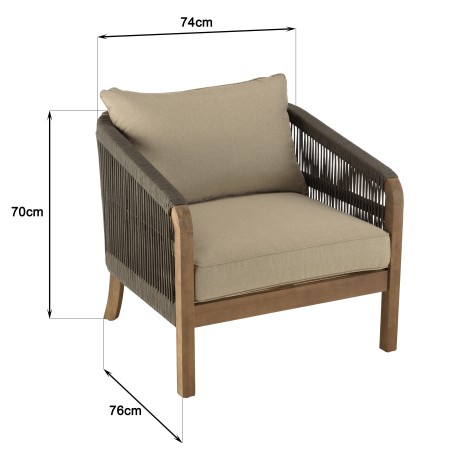 Celestin - 4-Seater Garden Furniture Set