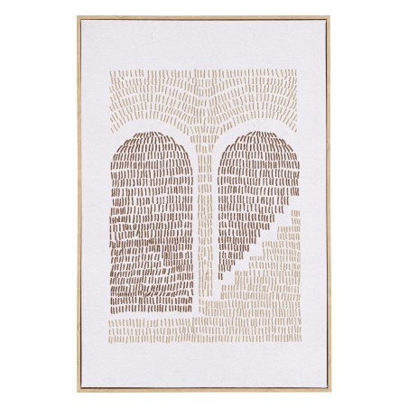 HOMER Wall Decoration 63x93cm Abstract Shapes No. 2 - Natural Frame
