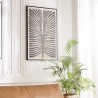 HOMER Wall Decoration A - Japanese Paper, Black Frame - 63x93cm