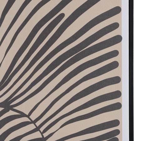 HOMER Wall Decoration B - Japanese Paper, Black Frame - 63x93cm