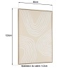 HOMER Wall Decoration A - Abstract Lines 83x123cm