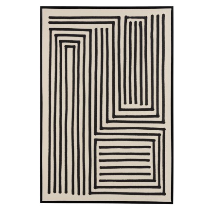 Décoration murale HOMER C lignes abstraites 83x123cm