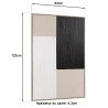 HOMER Wall Decoration 83x123cm - Two-Tone Frame - Mixed Materials