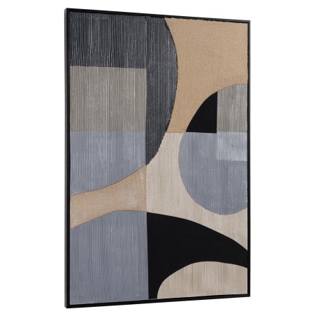 HOMER Wall Decoration 83x123cm Abstract Shapes No. 1 - Black Frame