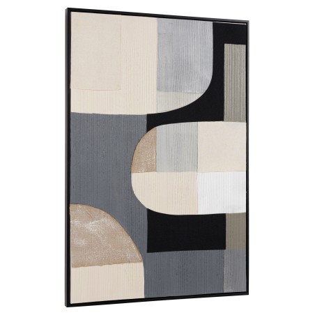 HOMER Wall Decoration 83x123cm Abstract Shapes No. 2 - Black Frame
