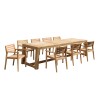 KALLY Set no. 5 Recycled Teak Garden Furniture Set for 8-10 People